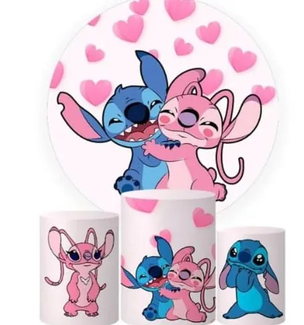 Painel de Stitch e Angel